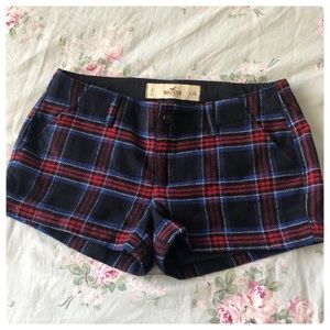 Hollister Tartan 0 waist 24 plaid shorts